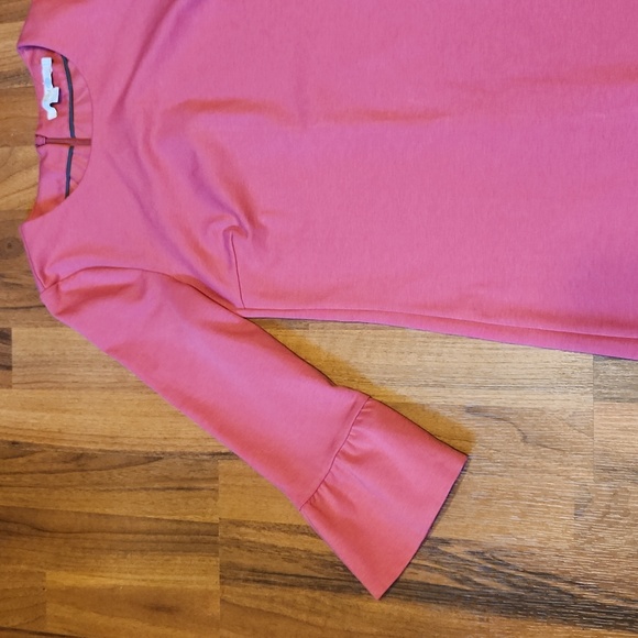 Boden Lavinia Ponte Pink Flutter Sleeve Knee Length Shift Dress Size 4 NWOT - Picture 5 of 16